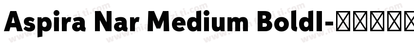 Aspira Nar Medium BoldI字体转换